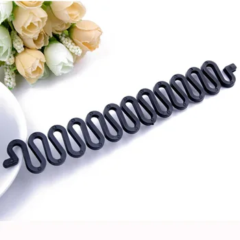 

Furling Girl 1pc Fashion French Hair Braiding Tool Roller With Magic hair Twist Styling Bun Maker (Black, White, Coffee Colors)