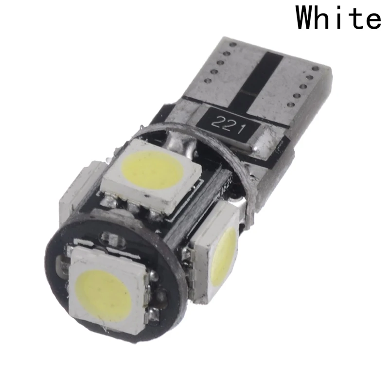 1 шт. T10 5 smd 5050 Светодиодная CAN шина без ошибок светильник РА s W5W 194 5SMD почки OBC|style