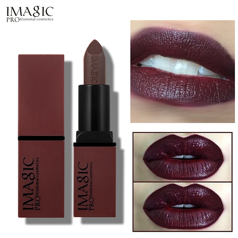 IMAGIC lipstick Matte 6 Colors Sexy girl Temptation Waterproof Long Lasting Rouge Makeup Beauty Lip cosmetic