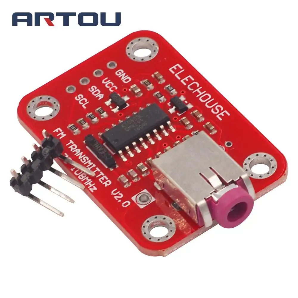 

1PCS FM Radio Transmitter Module Digital FM Radio Module for Microphone Audio