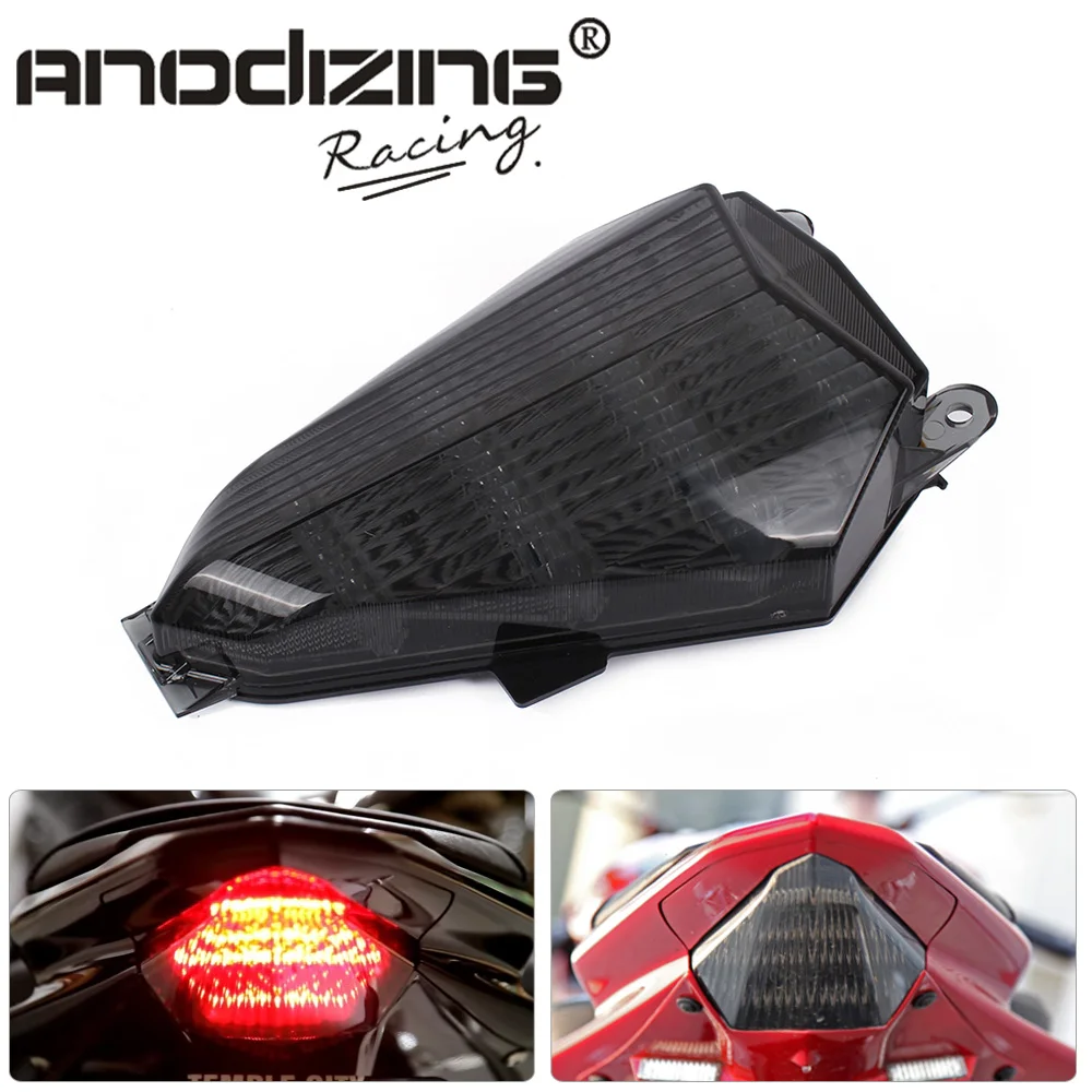 Smoke Clean Motorcycle Bike Tail Brake Light Turn Signal