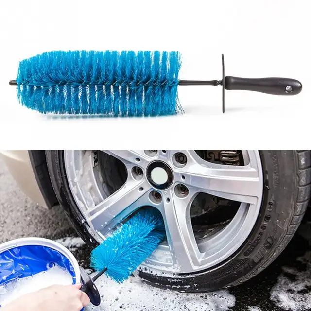 Sword Shape Vehicle Washing Tools Car Tire Brush Car Rim Cleaning Brush Car Wheel Brush Car Wash Tool