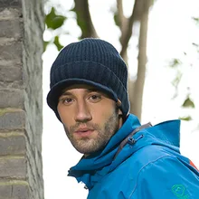 Мужская Зимняя Шапка Лыжная вязаная шапочка Мужские хлопковые теплые бейсболки хип-хоп шапка мужские уличные шапочки зимняя шапка для мужчин