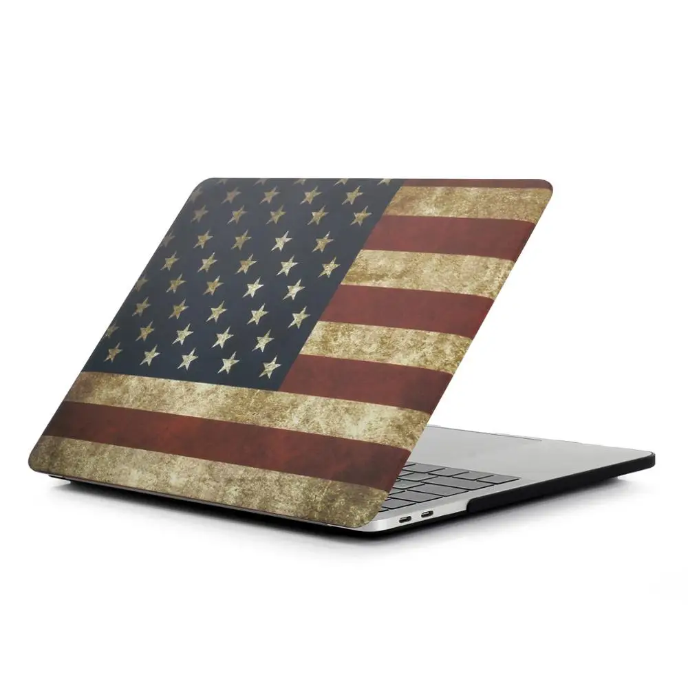 

Laptop Case Cover UK USA Flag Style For MacBook Air Pro Retina 11.6 12 13 15.4 For Mac New Pro With Touch Bar 13.3 15 inch A1706