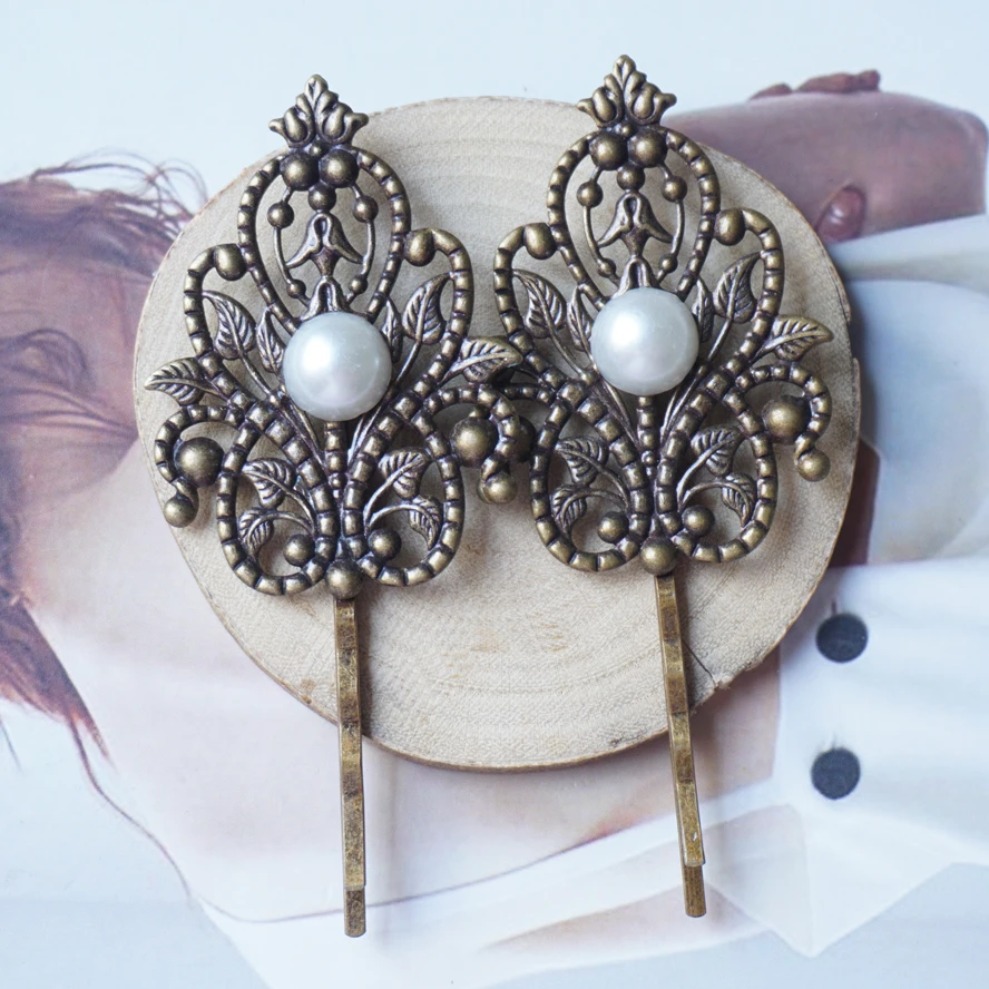 Hollow CLIP woman lady fashion Hair Accessories retro vintage Hairpins