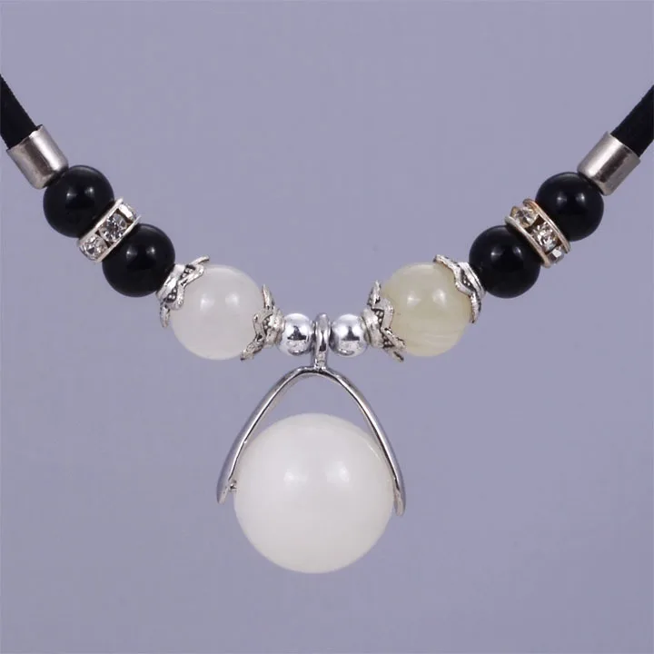 Miasol модное ожерелье для женщин Подарки драгоценные камни натуральный камень кулон ожерелье для женщин вечерние ювелирные изделия подарок - Окраска металла: Светло-желтый цвет
