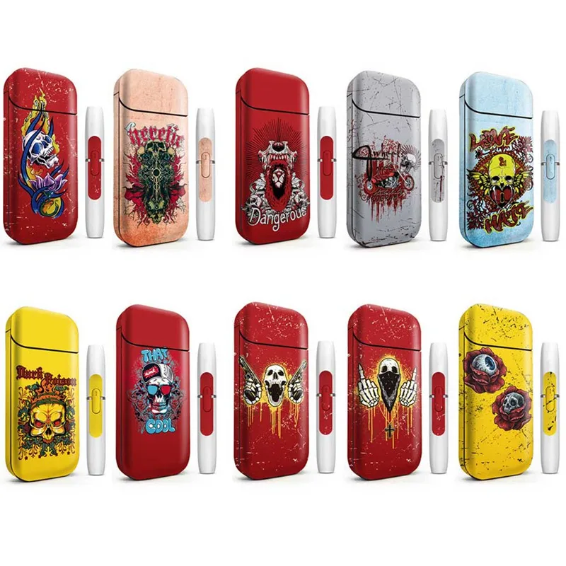 

Cool Design Protective Cool PVC Material Skin Suitable sticker Case Sleeve Antidust Decorative Skin Sticker For IQOS