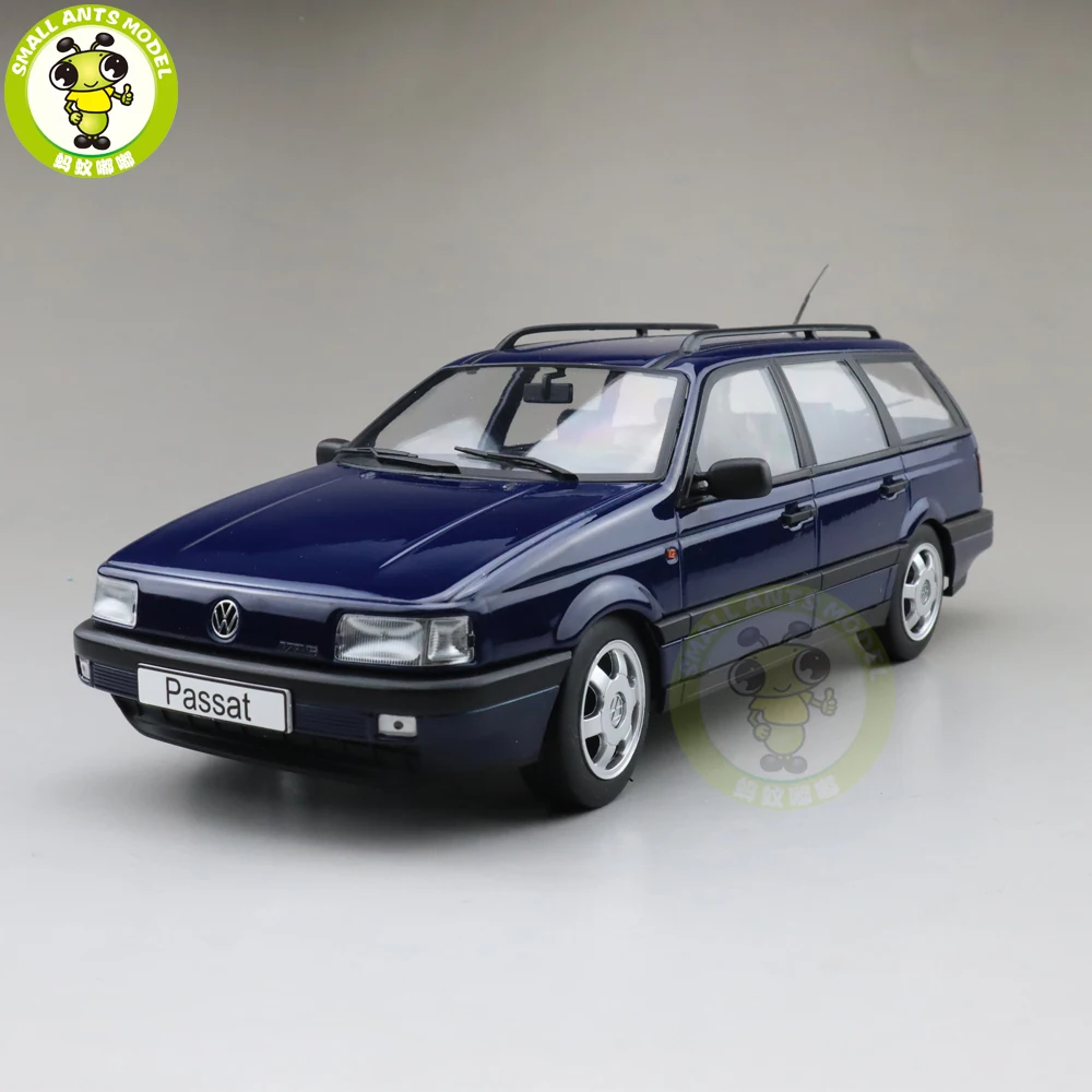 1/18 KK Passat B3 Vr6 вариант 1988 литая модель автомобиля игрушки подарки для мальчиков девочек ничего не открывается - Цвет: Синий