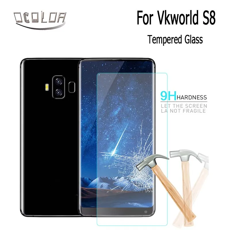 Ocolor 5 99 дюймов Чехол-кошелек для Vkworld S8 закаленное Стекло Экран протектор Сталь