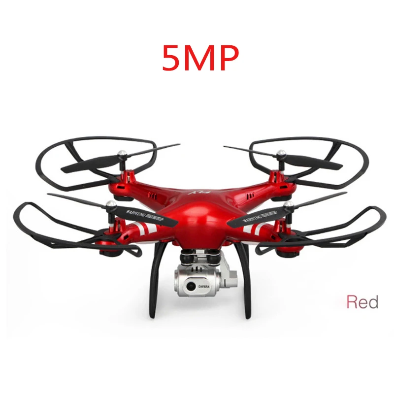 Новейшие XY6 профессиональный квадрокоптер с камерой четыре-RC оси для дрон квадракоптер с FPV 1080 P Wifi камера фотография высота Дистанционное управление коптер вертолет дрон с камерой - Цвет: 5MP-Red