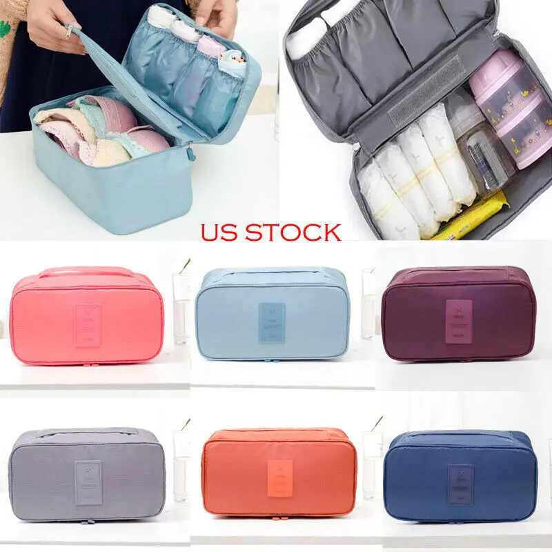 

Bra Underwear Socks Cosmetic Packing Cube Storage Bag Travel Luggage Organizer Bra Underwear Socks Cosmetic Packing Cube