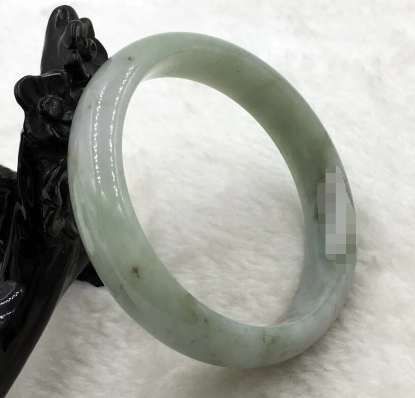 

0075 Natural Green Jadeite Jade Gems Bracelet Bangle