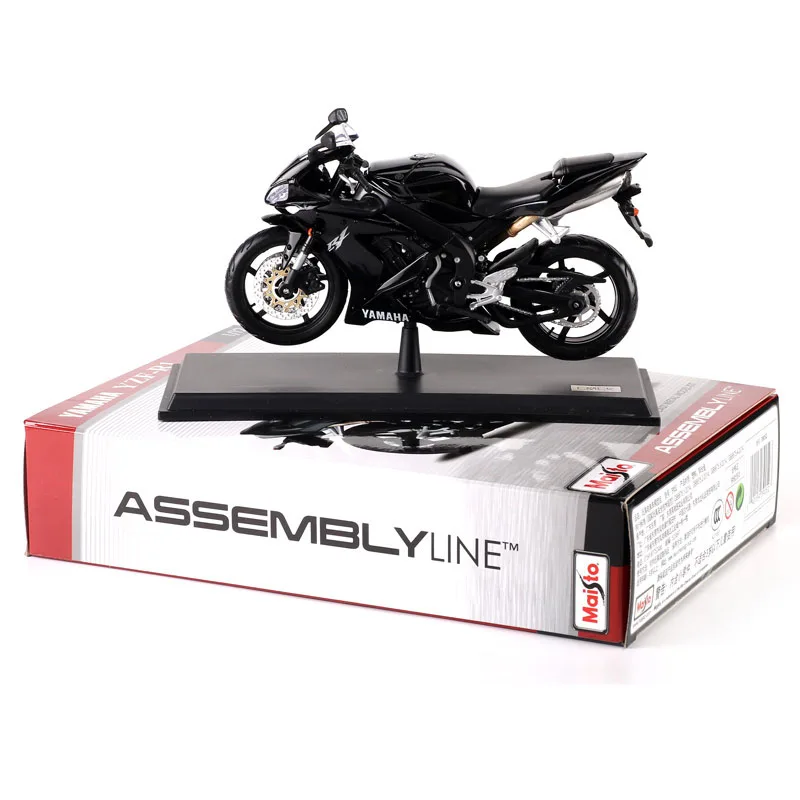 Maisto 1:12 YAMAHA YZF R1 Сборка DIY мотоцикл велосипед модель комплект мальчик игрушки