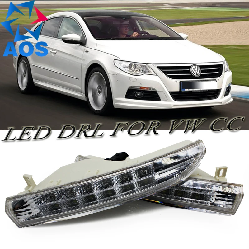 2PCs/set Car styling LED DRL Daylight Daytime Running light For