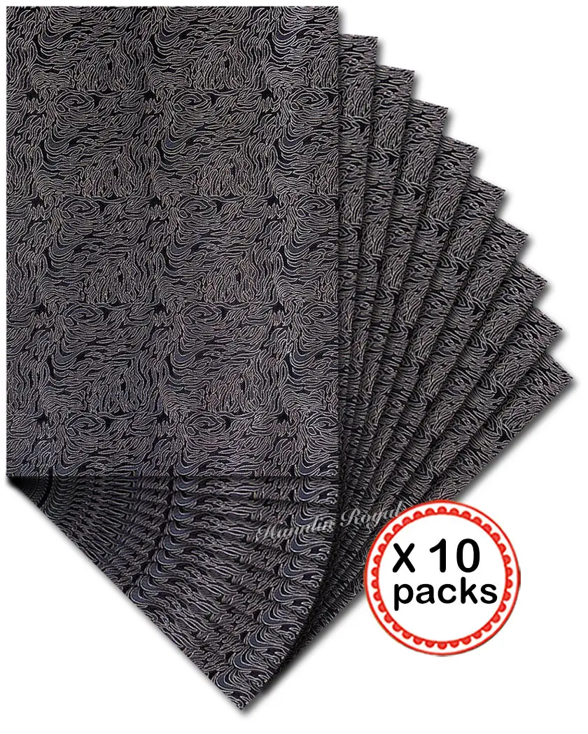 Черные, серебряные, 10 упаковок, 20 штук, африканские, юбилейные, SEGO, галстуки для волос, повязка на голову, Геле и ipele, очень красивые