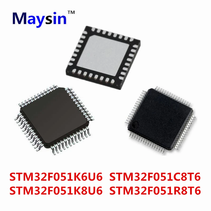 

10PCS STM32F051C8T6 QFP48 STM32F051K6U6 QFN32 STM32F051K8U6 QFN32 STM32F051R8T6 QFP64 NEW AND ORIGINAL