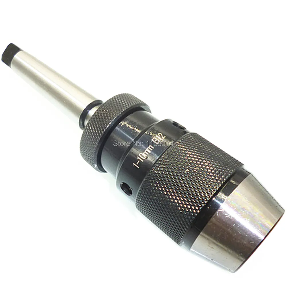 Keyless Drill Chuck Integral Mt2 Shank Cnc High Precision Self tightening Clamp Range 1mm 10mm