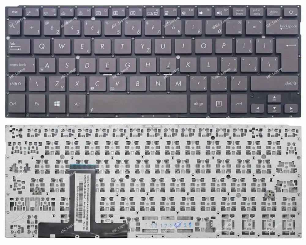 New Keyboard For Asus UX31 UX31A UX31LA UX31E Silver US No Backlit little Enter