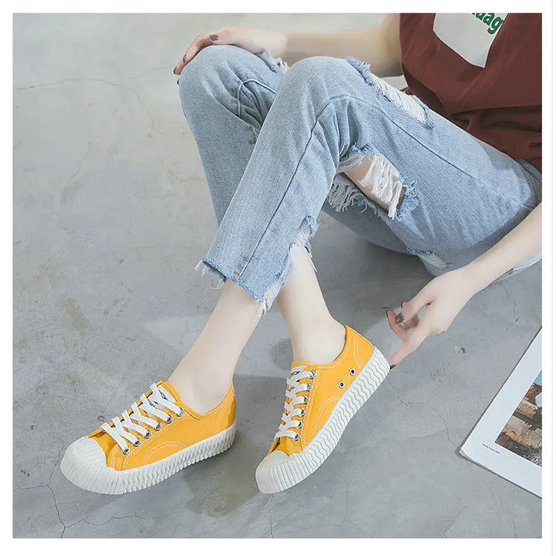 

2019 Women vulcanized sneakers women Breathable flat casual sneaker shoes woman spring and autumn canvas shoes BA-85