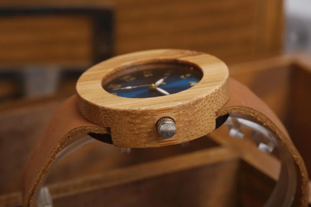 Металлические расшитые блестками бамбуковые деревянные часы для мужчин и женщин наручные кварцевые часы для мужчин и женщин с кожаным ремешком простые часы с римскими цифрами
