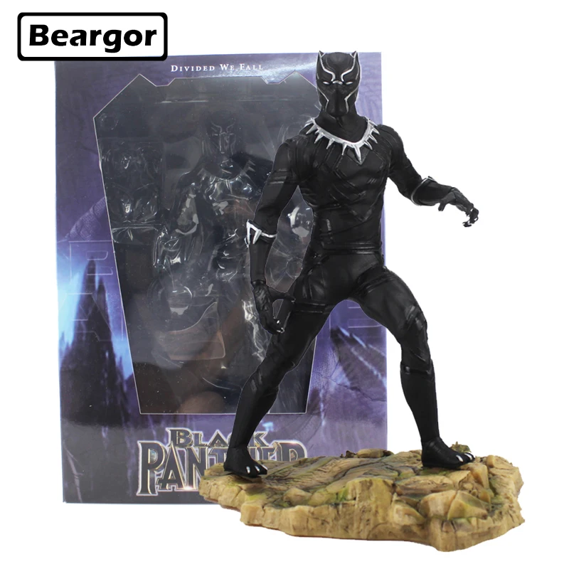 

Free Shipping 11"Captain America 3 Civil War HC Black Panther Boxed 27cm PVC Action Figure Collection Model Doll Toys Gift