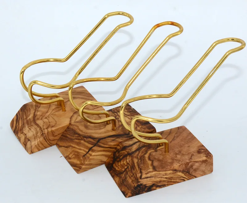 

smoking pipes holder olive wood stands