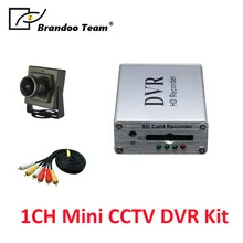 1 канал мини D1 SD CCTV DVR работает с 64 Гб памяти для домашнего офиса фабрики мини автомобиль такси используется