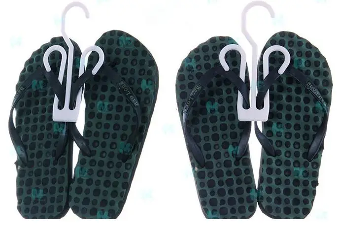 Мягкая пластиковая вешалка для обуви из АБС-пластика, пластиковая вешалка для обуви для супермаркетов с хлопчатобумажными стельками