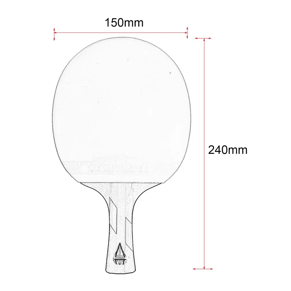 Новинка! 5 звезд, ракетка для настольного тенниса, короткая или длинная ручка, ракетка для пинг-понга, тренировочная ракетка для игры в настольный теннис, чехол