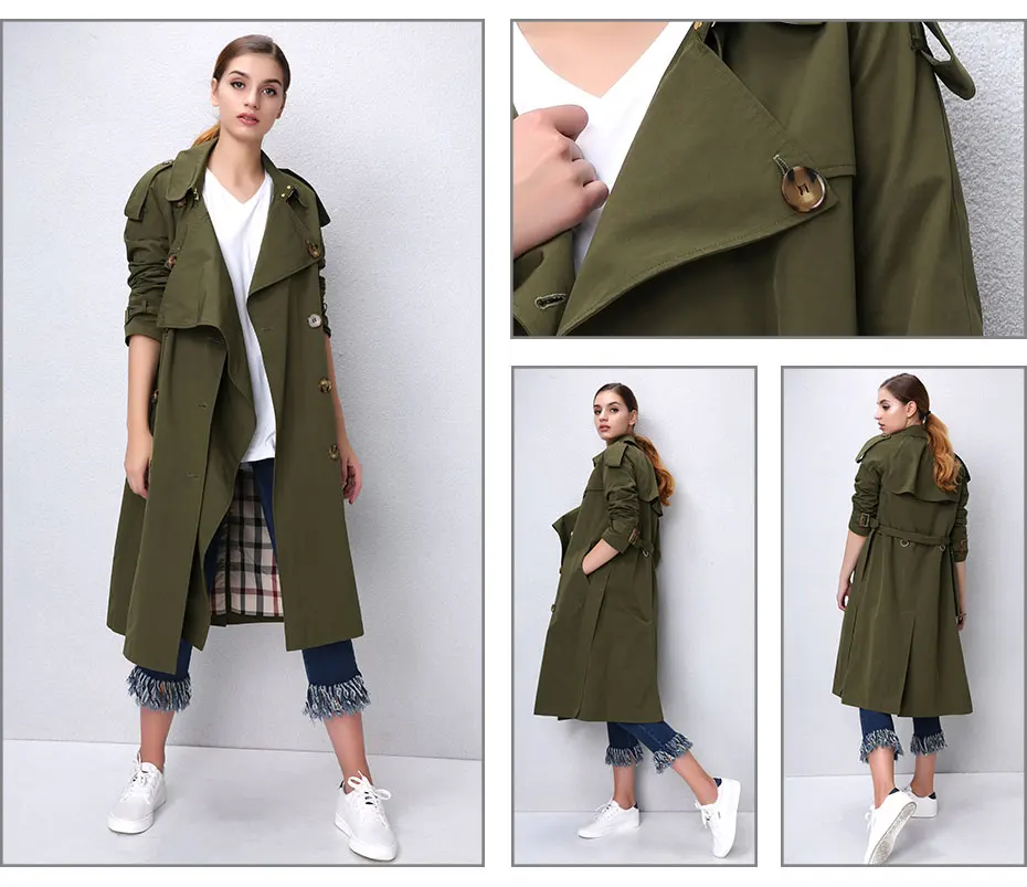  Double Breasted trench coat  (5)
