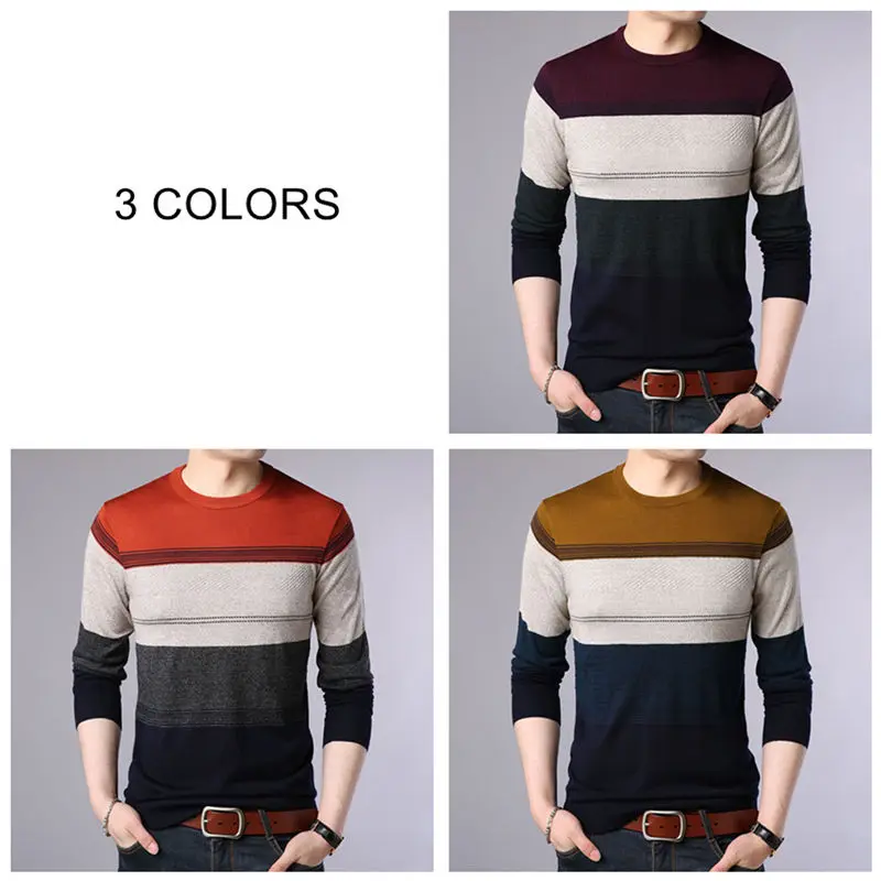 Бренд COODRONY, мужской свитер, уличная мода, круглый вырез, пуловер для мужчин, Осень-зима, кашемировые шерстяные свитера, Вязанная одежда для мужчин, 91069