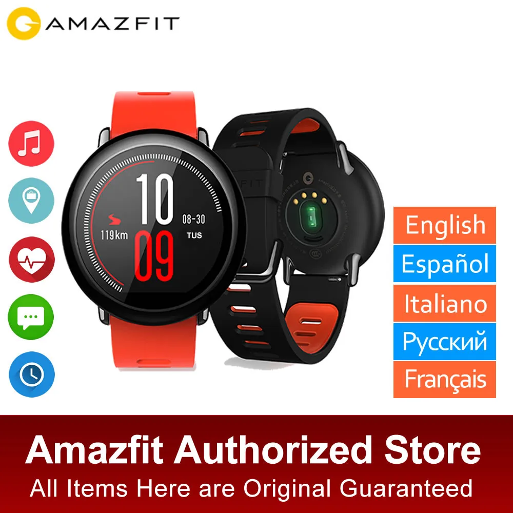 

Global Version Huami Amazfit Pace SmartWatch GPS Sleep Heart Rate Monitoring Waterproof Fitness Tracker Bluetooth Smartwatch