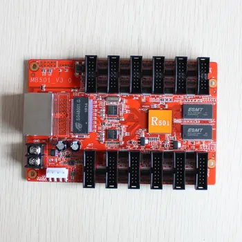 

full color hd-r501 led rgb dmx wall controller huidu led display receiving control card for led display