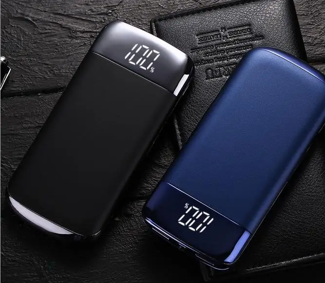 font b 2018 b font 10000mAh Mobile Power Bank with LED Charger for font b