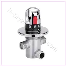 Контроль смешивания температуры воды Латунная Труба термостатный клапан X9335