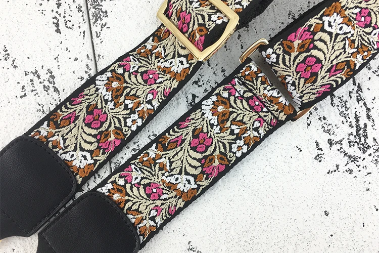 Новая мода сумки ремень классический дизайн вышивка золотой пряжкой холст бретели для нижнего белья Сумка Запчасти Аксессуары для сумочек