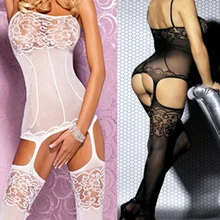 Women’s Sexy Lingerie Fishnet Open Crotch Body Stocking Bodysuit Nightwear Sex Toys Erotic Lingerie Sexy Costumes