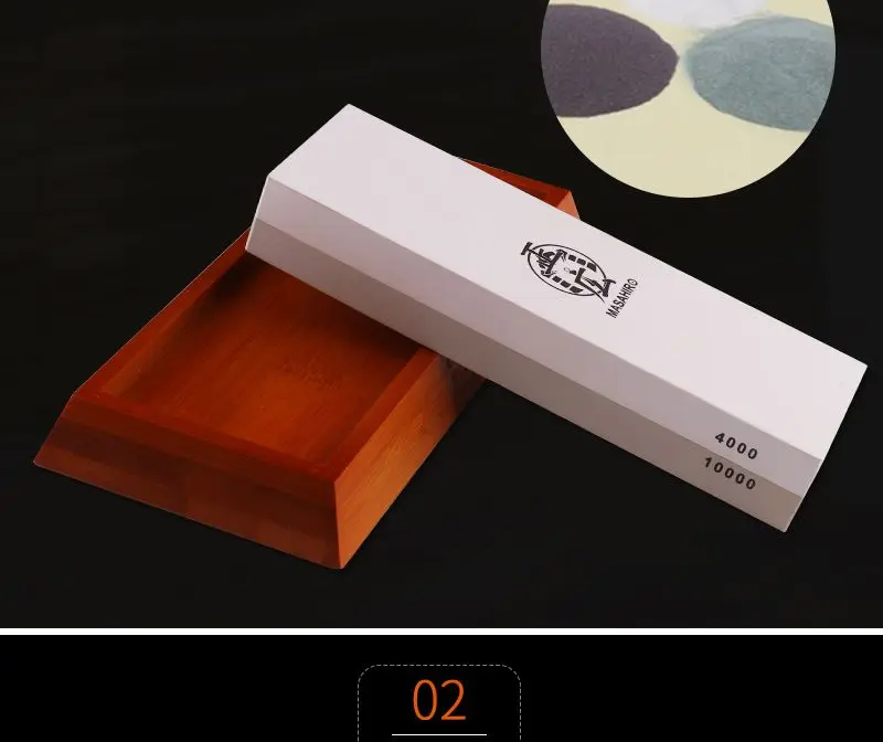 Двухсторонняя точилка для кухонных ножей 4000/10000 зернистость Профессиональный мелкий Алмазный точильный нож камень японские точильные инструменты