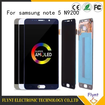 

Super AMOLED Original 5.7'' Screen For SAMSUNG GALAXY Note 5 LCD Display Touch Screen Assembly Digitize N9200 N920F N920T N9