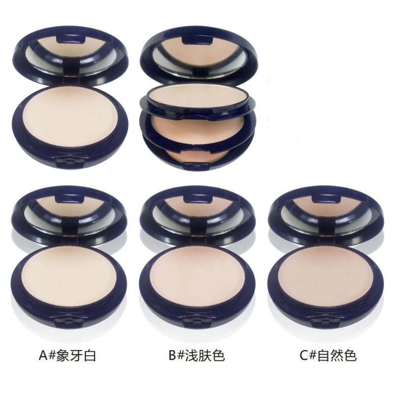 HengFang brand Best sellers fish oil Dry and wet dual-use Double-deck Powder cake Long effect Oil control Brighten the skin