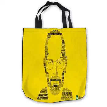 

Custom Canvas Breaking-Bad Tote Hand Bags Shopping Bag Casual Beach HandBags Foldable 180911-01-20