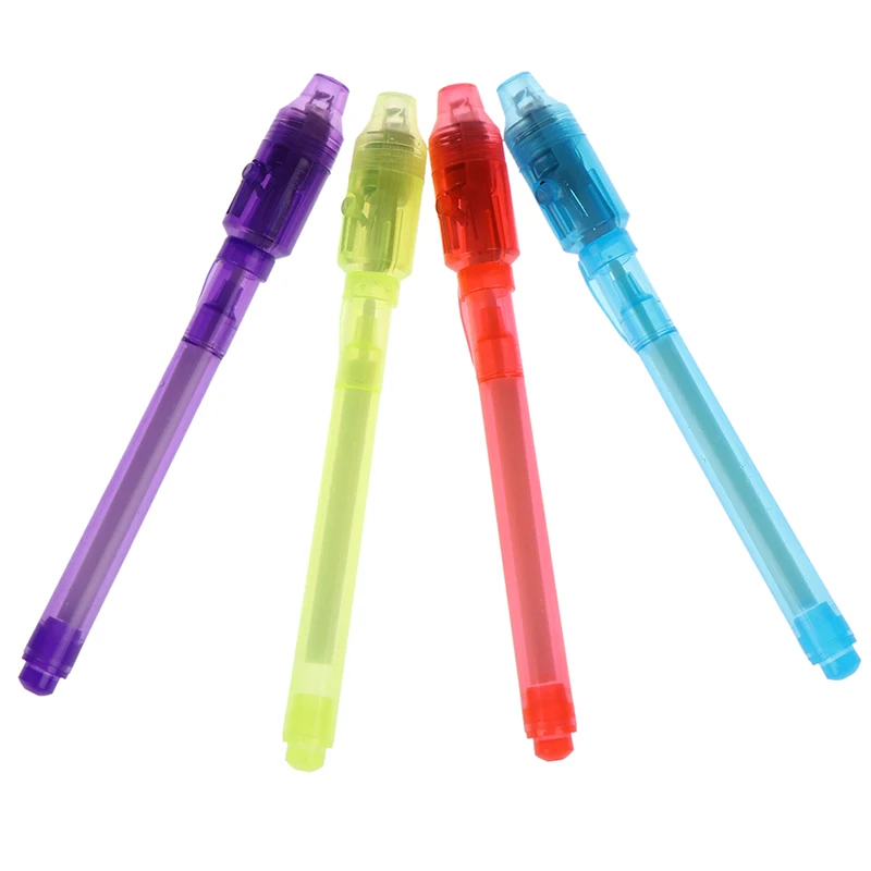 4 шт пластиковый светодиодный светильник ручка развивающая игрушка волшебная ручка для проверки банкнот