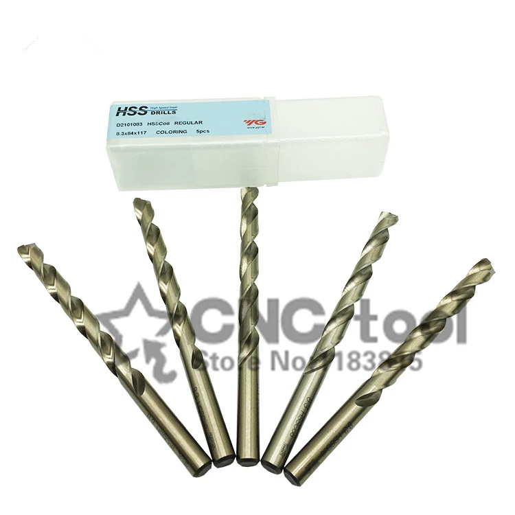 

Made in Korea YG-1 D2101 2.0-7.0mm 10pcs/set HSS-C08% M42 Twist drill Processing: stainless steel. Alloy steel. Aluminum etc.