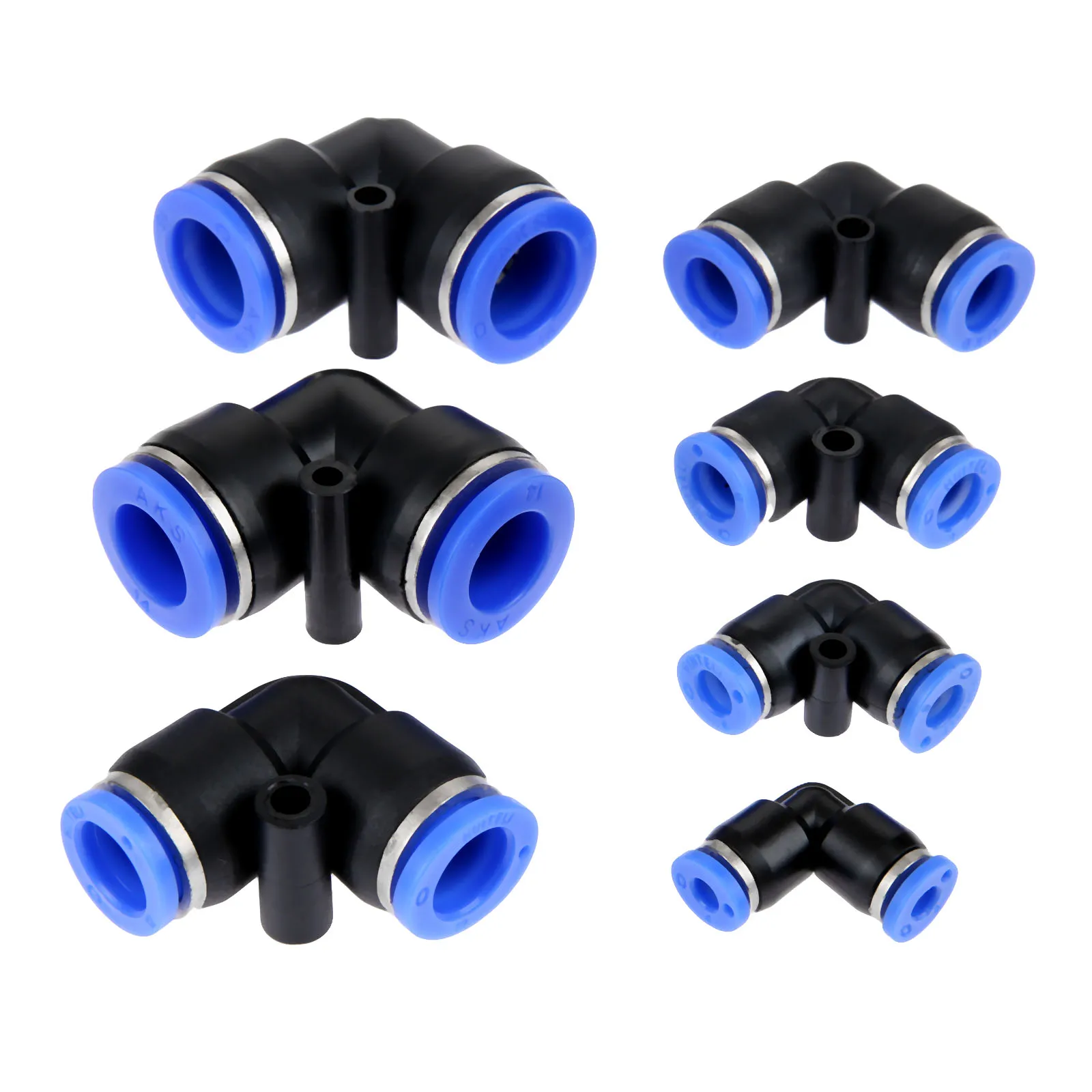 5Pcs/lot Pneumatic Parts Elbow Pneumatic Push In Fittings Connector