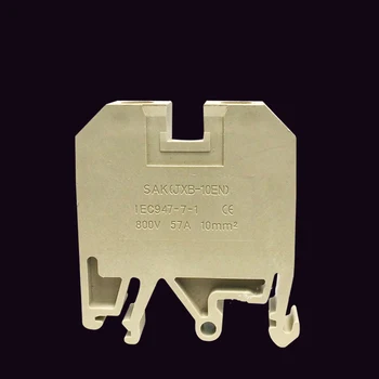 

100pcs SAK10EN DIN rail universal class wire cable Terminal block Connectors Wire Cable Terminals blocks