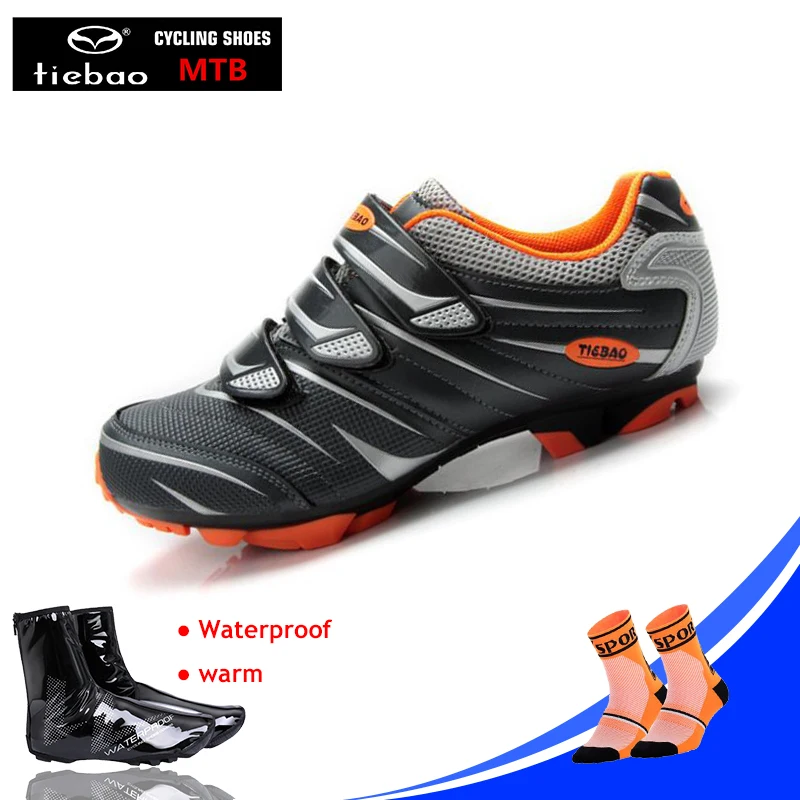 

TIEBAO Men Women sapatilha ciclismo mtb MTB Cycling Shoes Wear-resistant Mountain Bike Shoes cover Athletic Bicycle sneakers