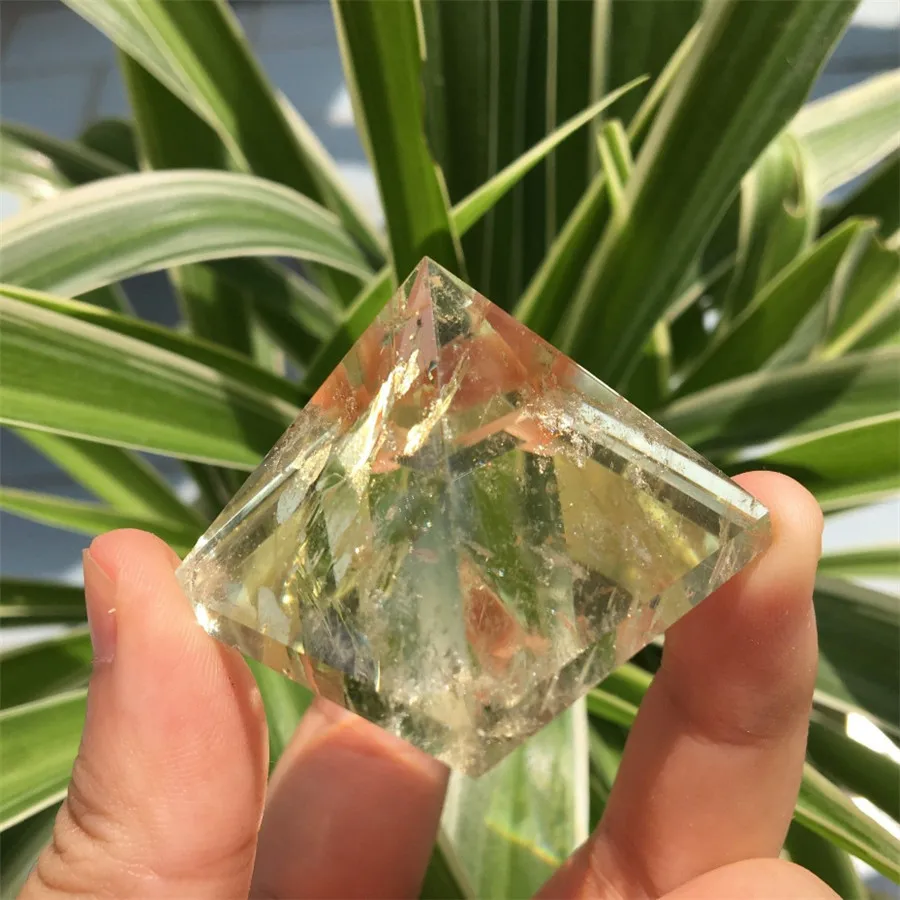 60 г натуральный цитрин пирамида из кристалла кварца исцеление