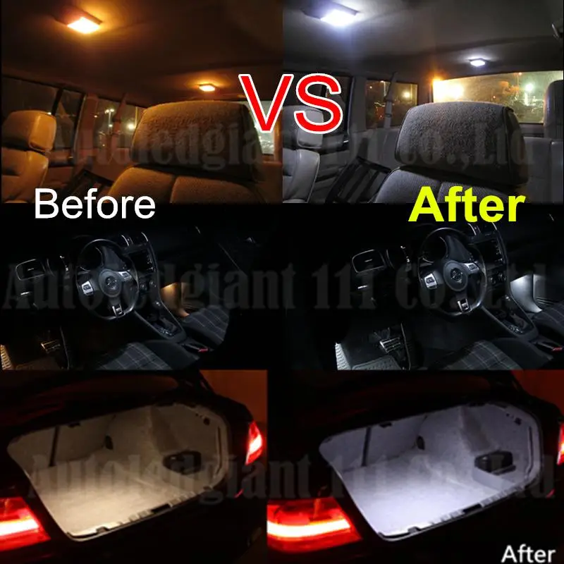 Wljh 18x White Error Free Interior Lighting Package For Audi