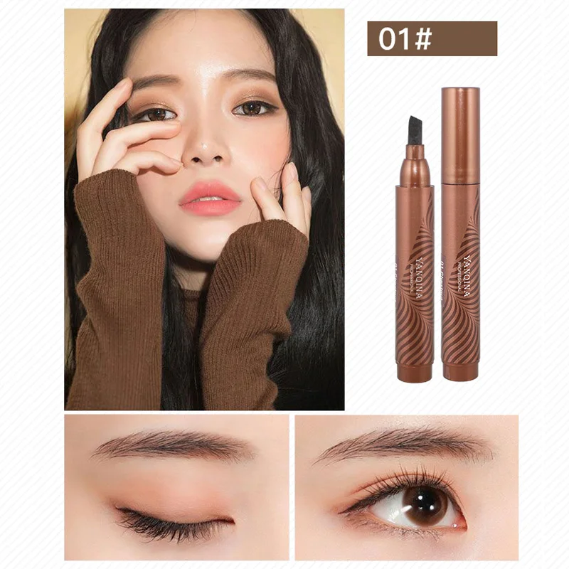 NEW Women Liquid Eyebrow Pen Waterproof Long Lasting Eyeliner Professional Cosmetics