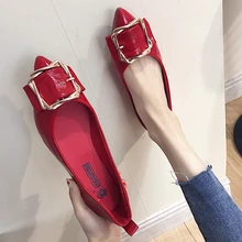 Весенние женские шлепанцы на плоской подошве с острым носком; женская обувь для балерины; Прямая поставка; ; повседневные женские лоферы без застежки